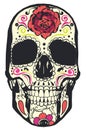 Floral sugar skull