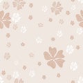 Floral Surface seamless pattern in bright color elegant, and feminime