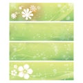 Floral template. Vector illustration decorative background design Royalty Free Stock Photo