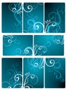 Floral tile background Royalty Free Stock Photo