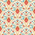 Floral tile pattern Royalty Free Stock Photo