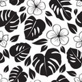 Floral tropical pattern