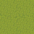 Floral vine pattern (seamless) on green background