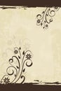 Floral vintage background