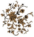 Floral Vintage Flower Vine Art