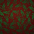 Floral vintage red/green background Royalty Free Stock Photo