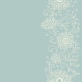 Floral vintage seamless pattern