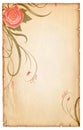Floral vintagel background. Royalty Free Stock Photo