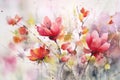 Floral Watercolor Dreams: Embracing the Spirit of Spring