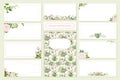 Floral Wedding Invitation card, save the date