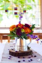 Floral Wedding Reception Centerpieces Royalty Free Stock Photo
