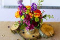 Floral Wedding Reception Centerpieces Royalty Free Stock Photo