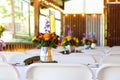Floral Wedding Reception Centerpieces Royalty Free Stock Photo