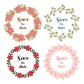 Floral Wreaths Set Original