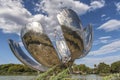 Floralis Generica, Buenos Aires, Argentina Royalty Free Stock Photo