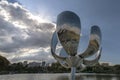 Floralis Generica, Buenos Aires, Argentina Royalty Free Stock Photo