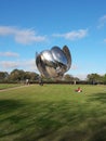 Floralis Generica Buenos Aires Argentina steel flower sculpture Royalty Free Stock Photo