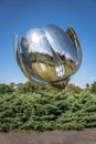 Floralis Generica Sculpture - Buenos Aires, Argentina Royalty Free Stock Photo