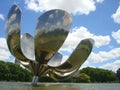 Floralis Generica sculpture Royalty Free Stock Photo