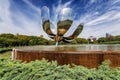 Floralis Generica sculpture Royalty Free Stock Photo