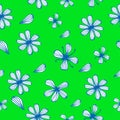 Florall vector seamless background