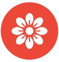 Blooming Vector Icon which can easily modified or edit Royalty Free Stock Photo