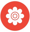 Blooming Vector Icon which can easily modified or edit Royalty Free Stock Photo
