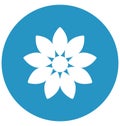 Blooming Vector Icon which can easily modified or edit Royalty Free Stock Photo