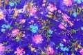 Floreal Oriental pattern fabric