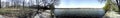 Floreasca lake 360 degrees panorama Royalty Free Stock Photo