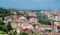 Florence aerial cityscape, Tuscany, Italy