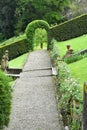 Florence, April 2021: The beautiful Bardini garden in Spring. Italy Royalty Free Stock Photo