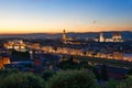 Florence, Arno River and Ponte Vecchio, Italy Royalty Free Stock Photo