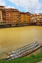 Florence Arno river summer day beautiful view Italy