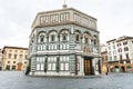 Florence Baptistery on Piazza San Giovanni Royalty Free Stock Photo