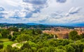 Florence beautiful landscape on summer day Tuscany Italy