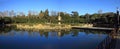 Florence,the Boboli garden, the lake.