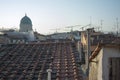 Florence at the border between sky and roofs Royalty Free Stock Photo