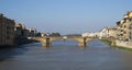 Florence. Bridge on the Arno river Royalty Free Stock Photo