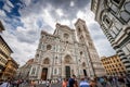 Florence Cathedral with the Bell Tower of Giotto and Baptistery - Italy Royalty Free Stock Photo
