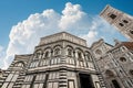 Florence Cathedral with the Bell Tower of Giotto and Baptistery - Italy Royalty Free Stock Photo