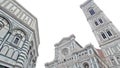 Florence cathedral panoramic leftward