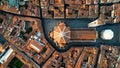 Florence, Cathedral of Saint Mary of the Flower a sunrise, Tuscany, Italy Royalty Free Stock Photo