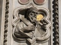 Florence Cathedral Santa Maria dei Fiori Italy - detail of sculpture Royalty Free Stock Photo