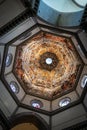 Dome interior - Santa Maria del Fiore Cathedral Florence Italy Royalty Free Stock Photo