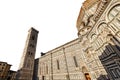 Florence Cathedral Tuscany Italy - Isolated on White Background Royalty Free Stock Photo