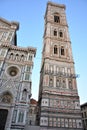 Florence city center with Giotto tower , Italy Royalty Free Stock Photo