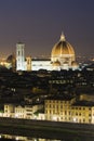 Florence dome at dusk Royalty Free Stock Photo