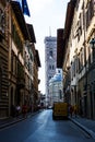 Florence Duomo Cathedral seen from side street
