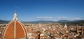 Florence Duomo City Panorama Royalty Free Stock Photo